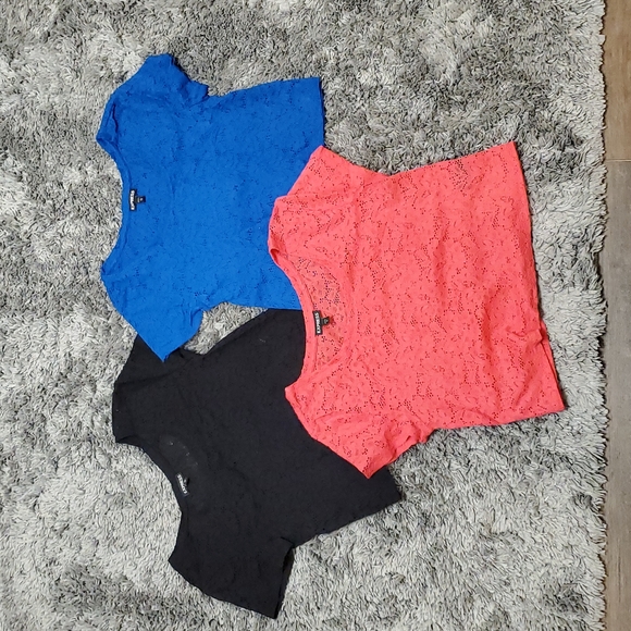 Express lace crop tops size s and xs - Picture 1 of 1